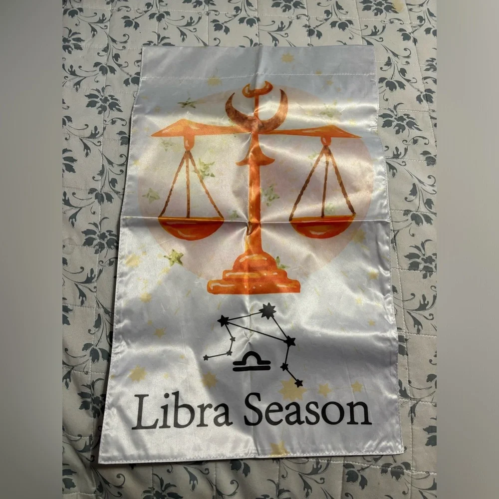 Libra Season Flag Home Decor